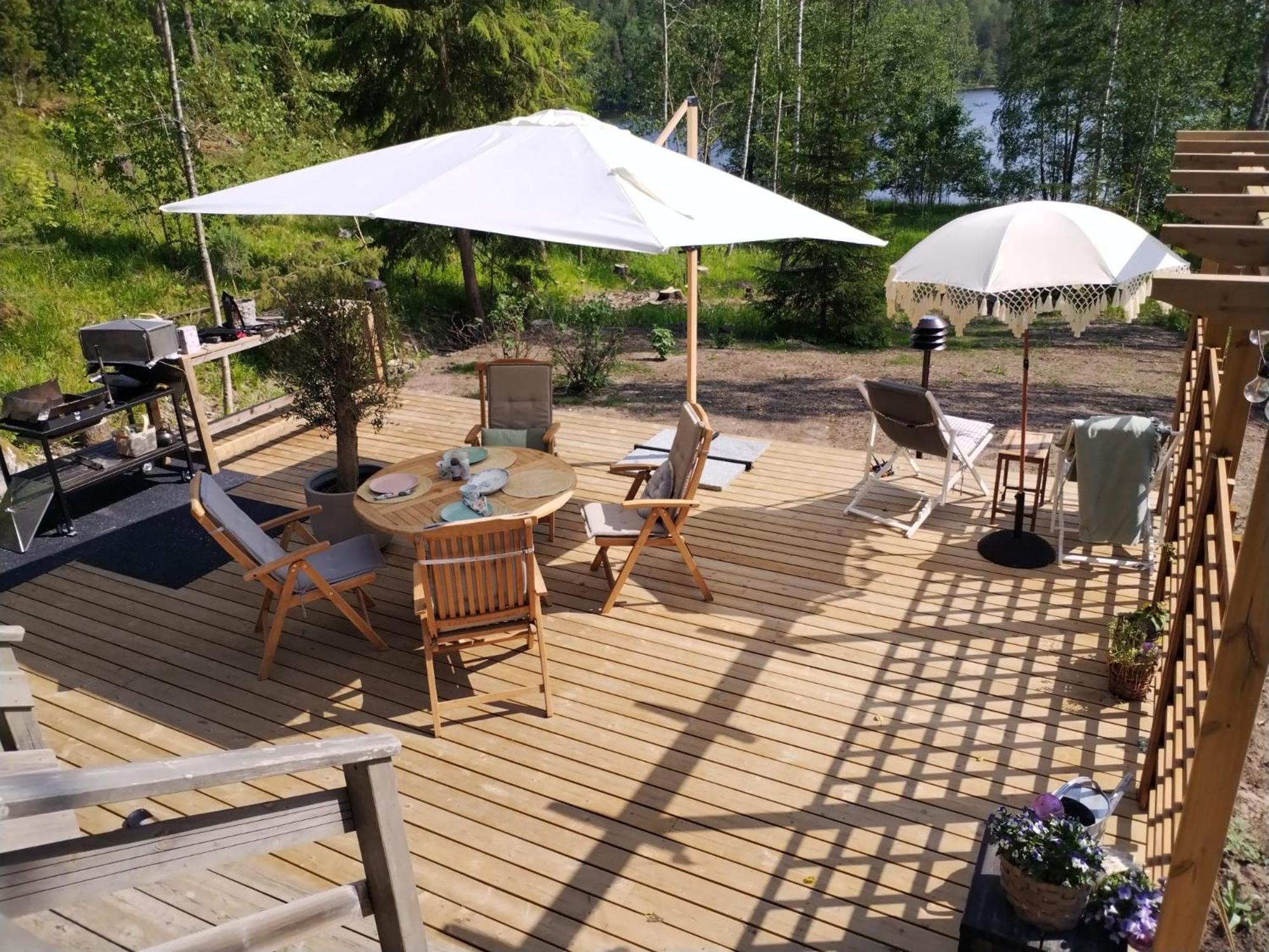 Sauna Cabin In The Heart Of Nuuksio National Park - Moekki Nuuksiossa 에스포 외부 사진